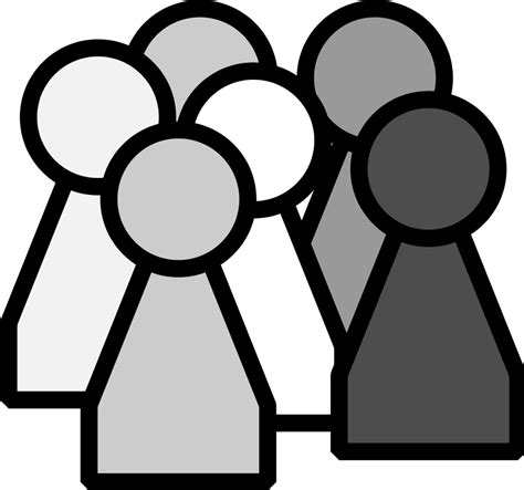 Black And White Clipart People royalty.